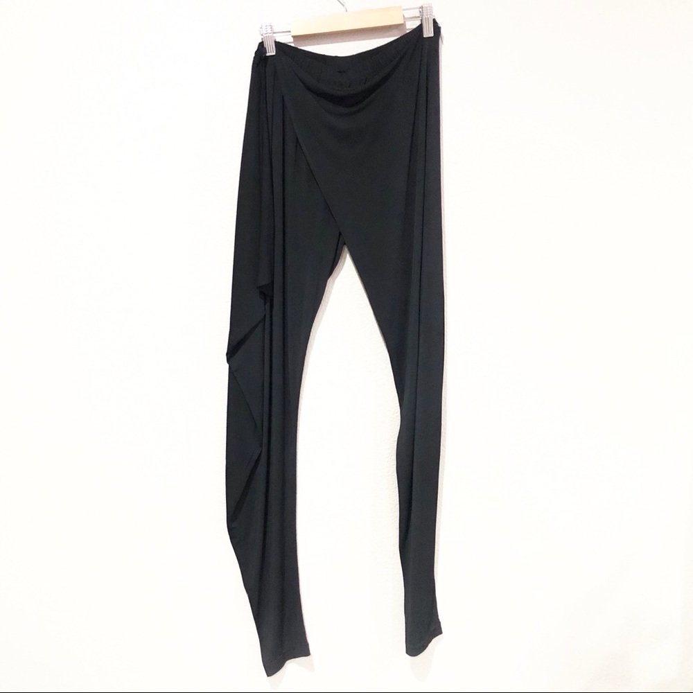 Rag & Bone Mesh Sheer Faux Wrap Leggings